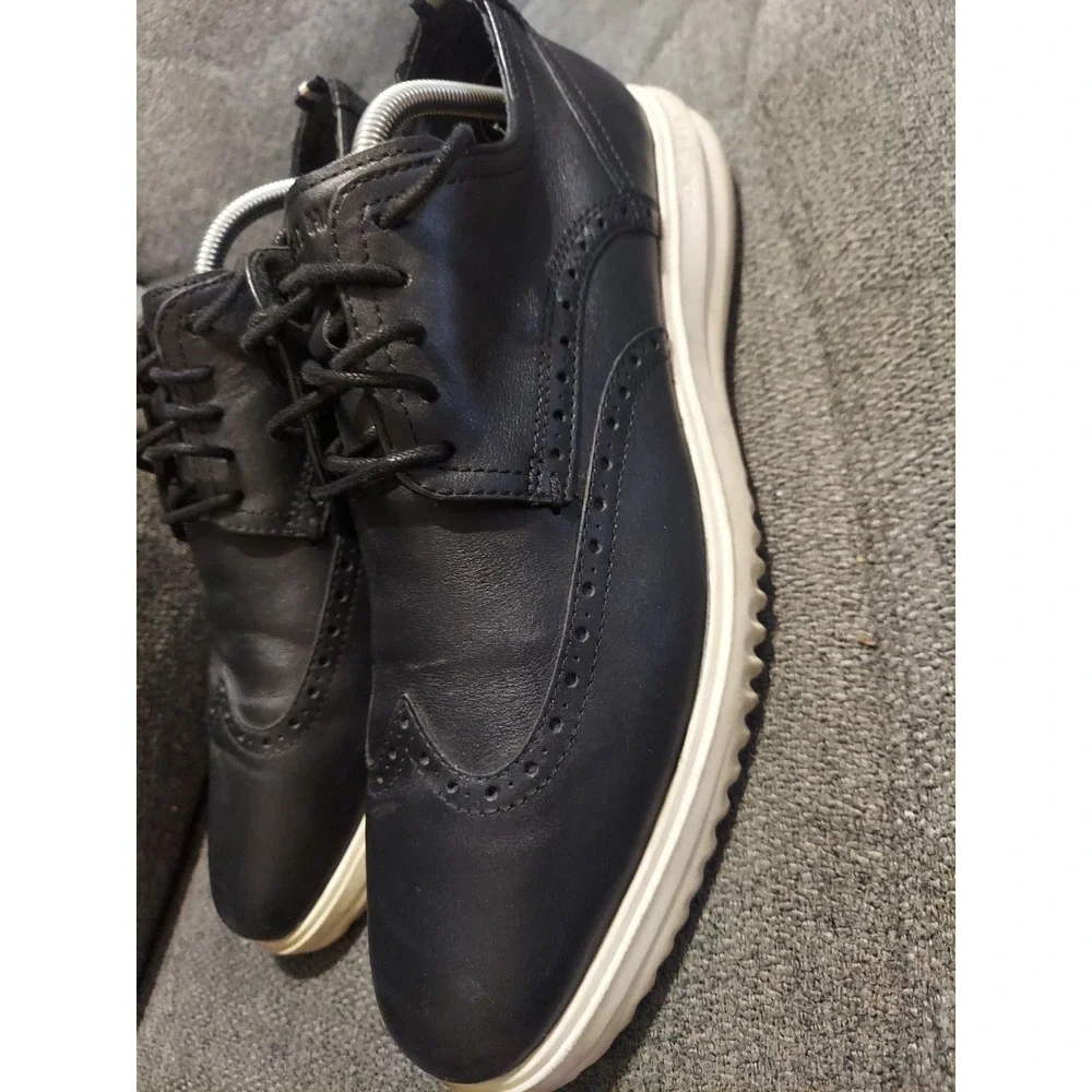 Cole Haan Original Grand Ultra Wingtip Oxford C36938 Black/Sail Men's Size 11 M